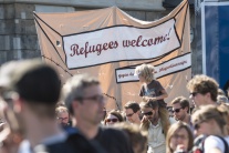 Demonštrácia za práva utečencov 