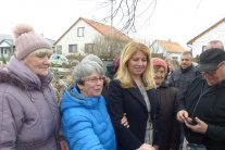 Prezidentka navštívila Domov dôchodcov v Borskom M