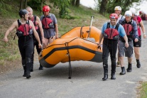 Raftovanie na Divokej vode v Čunove, minister škol