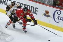 Piaty zápas finále NHL Chicago - Boston 