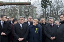 Prezident Kiska sa zúčastnil osláv na Ukrajine