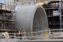 Výstavba tunela pod Tureckým vrchom