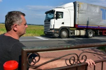Premávka kamiónov v Dvoriankach