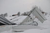 V Starej Ľubovni sa zrútila strecha štadióna