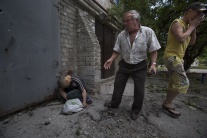 Obrazom na Teraz.sk: Streľba a smrť na Ukrajine
