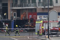 Havária helikoptéry v centre Londýna