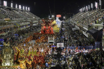 Karnevalový sprievod v Riu de Janeiro