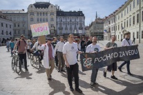 Pochod veda Bratislava
