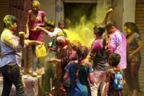 Hinduistický sviatok farieb a jari Hólí