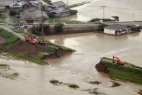 Japonsko po prívalových dažďoch 