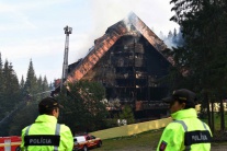 Požiar hotela v Demänovskej Doline