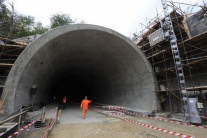 Výstavba tunela pod Tureckým vrchom