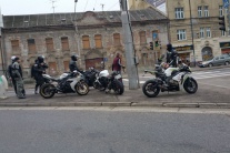 Vianočná jazda motorkárov v Bratislave