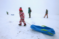 Na Králikoch si lyžiari užívajú prázdny svah