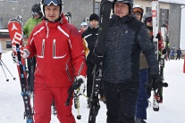 Slovenský a poľský prezident na lyžovačke v Tatrác