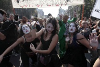 Demonštrácia čilských študentov