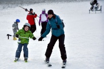 Novoročná lyžovačka v  stredisku Jahodná