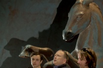 Tlačová konferencia k hre Equus na Novej scéne
