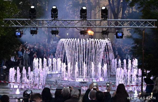 Spievajúcu fontánu v centre Košíc po obnove uviedli do prevádzky