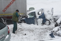 Slovensko katastrofy dopravné nehody D1 Poprad Spi
