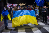 Sviečkový pochod za mier na Ukrajine
