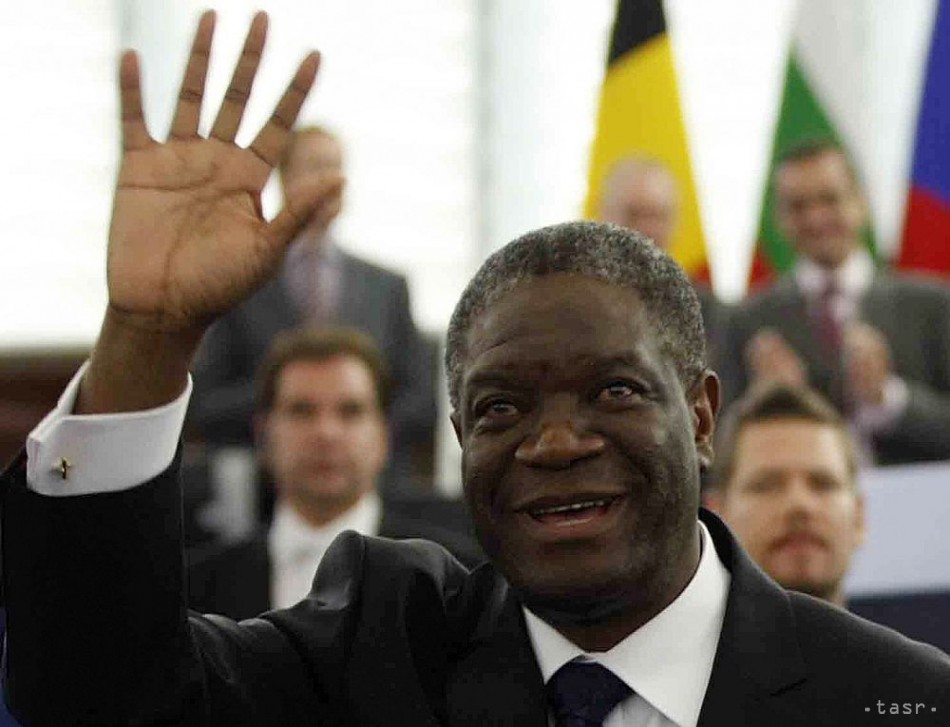 Držiteľ Nobelovej ceny za mier v roku 2018 konžský gynekológ Denis Mukwege. Foto: TASR/AP
