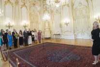 Prijatie v prezidentskom paláci