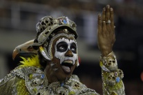 Brazília Rio de Janeiro karneval sprievod  masky B