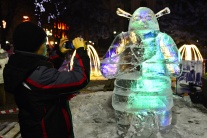 Ľadová socha Shreka
