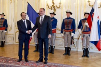 Francois Hollande v Bratislave