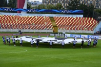 TK Slovana pred zápasom s BATE