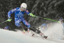1. kolo nočného slalomu žien Svetového pohára v ra
