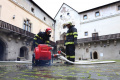 Cvičenie na Zvolenskom zámku simulovalo požiar v historickom objekte