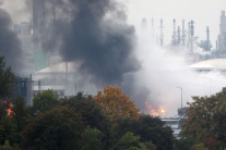 Výbuch a požiar v BASF