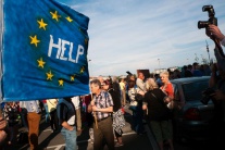 politika Maďarsko demonštrácia protivládna Budapeš
