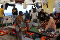 Migranti na lodi Open Arms