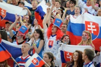 Slovenskí fanúšikovia pred a počas finále MS v hok