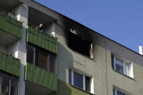 Požiar bytu v bratislavskej Vrakuni