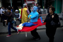 Klauni v uliciach peruánskej Limy