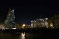 Vianočný stromček vo Vatikáne