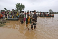 Záplavy, India, monzún