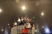 letisko, protest, prevrat, Turecko 