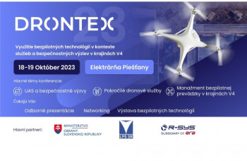 Konferencia DRONTEX 2023 otvorí témy dronových služieb a bezpečnosti
