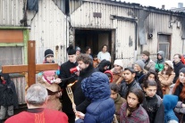 Krížová cesta v trebišovskej rómskej osade